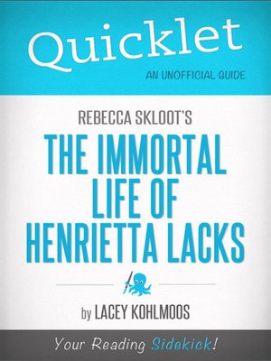 cover image of Quicklet on Rebecca Skloot's The Immortal Life of Henrietta Lacks